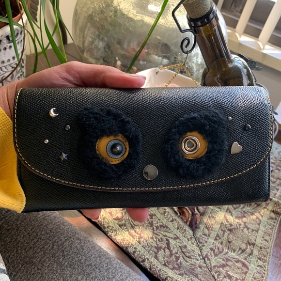 Authentic COACH 1941 Leather envelope snap flap bear wallet - Picture 13 of 15